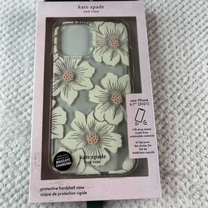 kate spade Cream Floral Hard Shell iPhone Case for iPhone Pro Max 13
